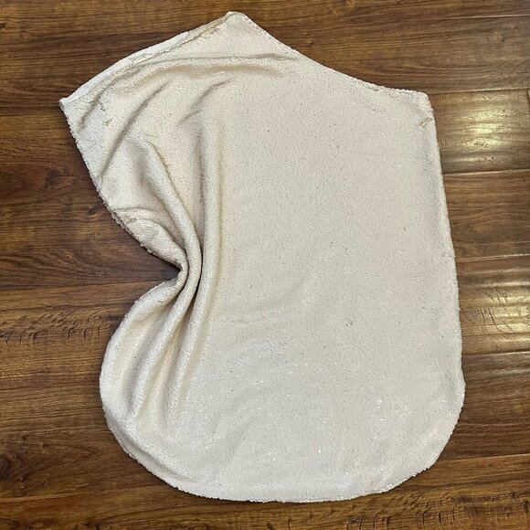 The Frankie Shop - Gloria One-shoulder Sequined Tulle Mini Dress L - Picture 5 of 10